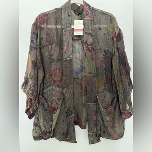 Boho Multicolor Kimono By Young Threads